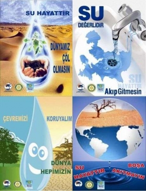 GÜNDOĞDU RK’DAN “DÜNYA SU GÜNÜ” AFİŞLERİ: 22.03.2013